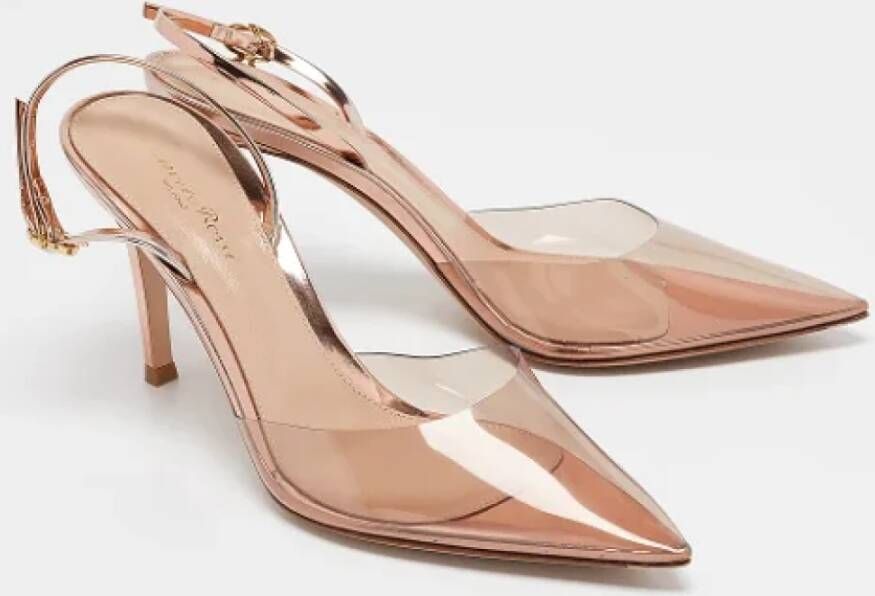 Gianvito Rossi Pre-owned Leather heels Pink Dames