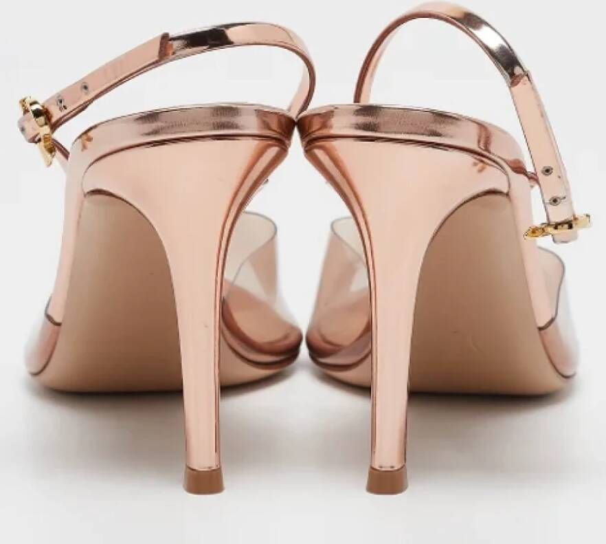 Gianvito Rossi Pre-owned Leather heels Pink Dames