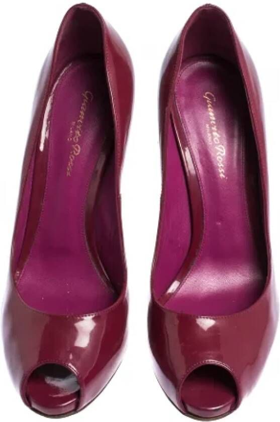 Gianvito Rossi Pre-owned Leather heels Purple Dames