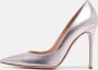 Gianvito Rossi Pre-owned Leather heels Purple Dames - Thumbnail 2