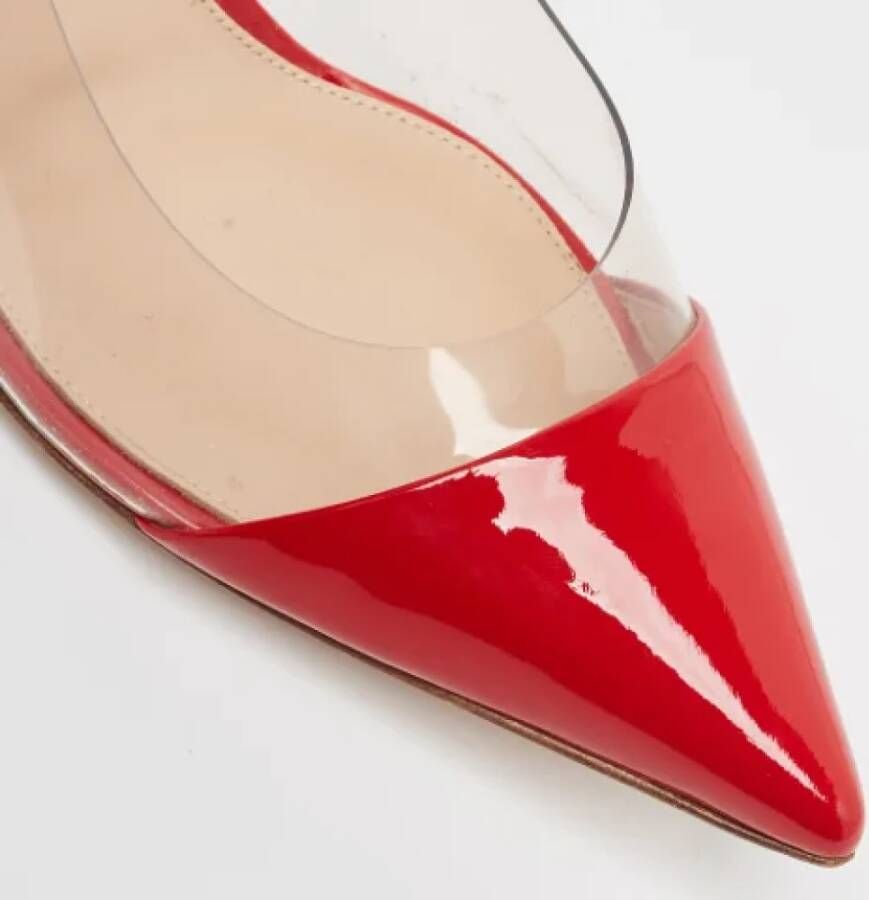 Gianvito Rossi Pre-owned Leather heels Red Dames