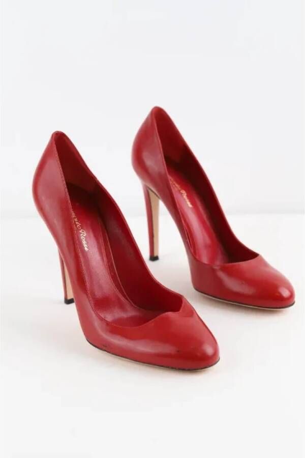 Gianvito Rossi Pre-owned Leather heels Red Dames