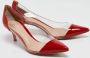 Gianvito Rossi Pre-owned Leather heels Red Dames - Thumbnail 4