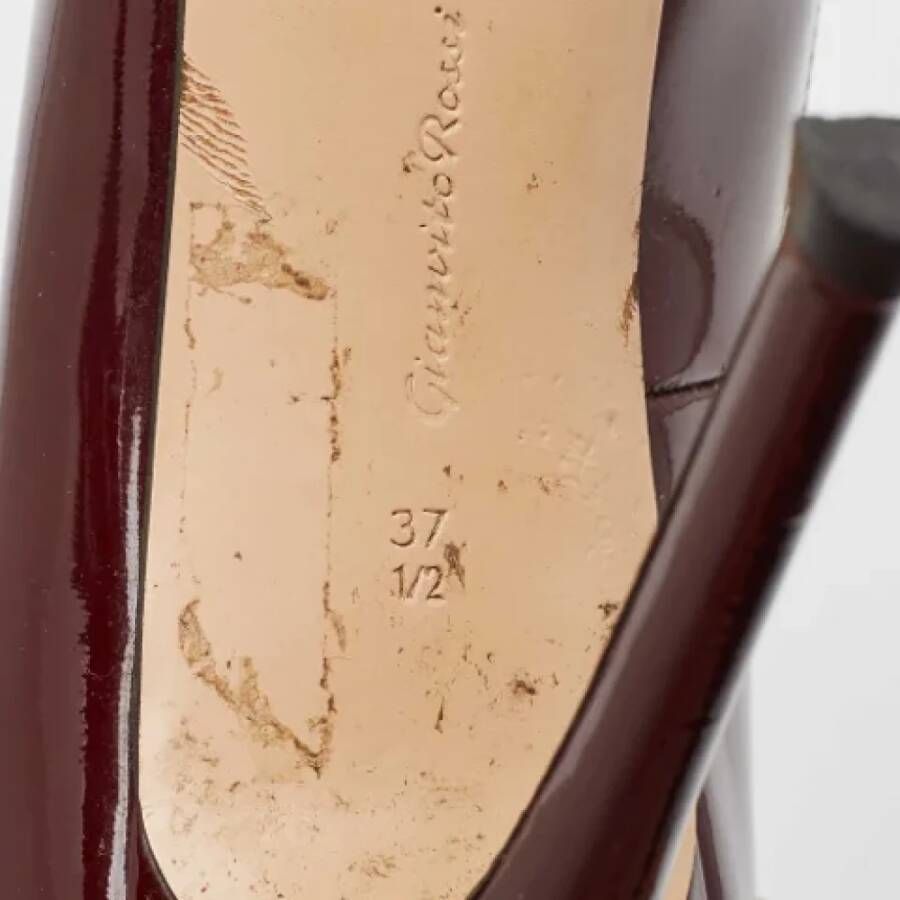 Gianvito Rossi Pre-owned Leather heels Red Dames