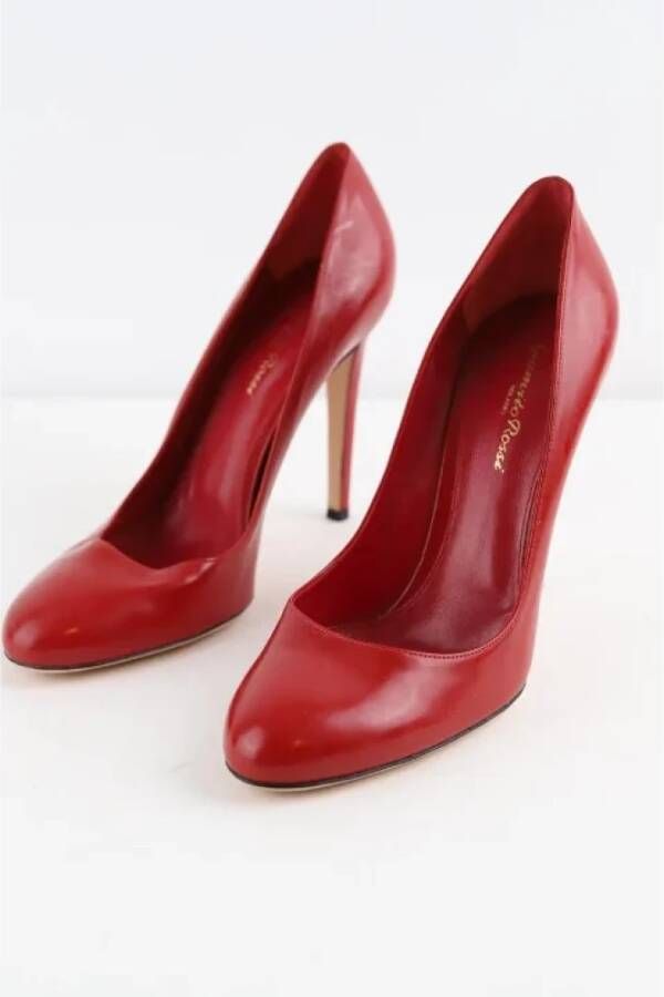 Gianvito Rossi Pre-owned Leather heels Red Dames