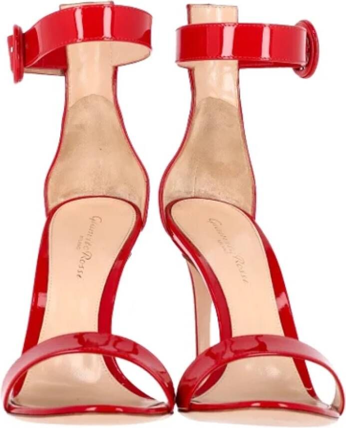 Gianvito Rossi Pre-owned Leather heels Red Dames