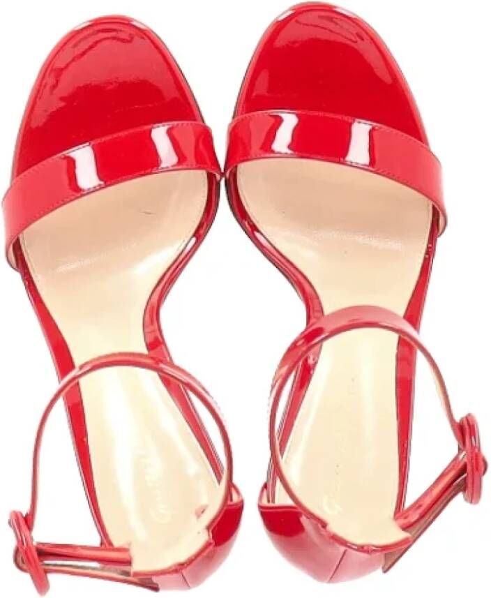 Gianvito Rossi Pre-owned Leather heels Red Dames