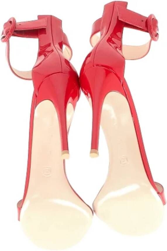 Gianvito Rossi Pre-owned Leather heels Red Dames