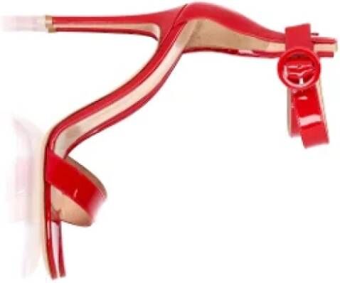 Gianvito Rossi Pre-owned Leather heels Red Dames