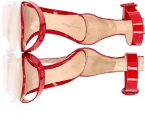 Gianvito Rossi Pre-owned Leather heels Red Dames