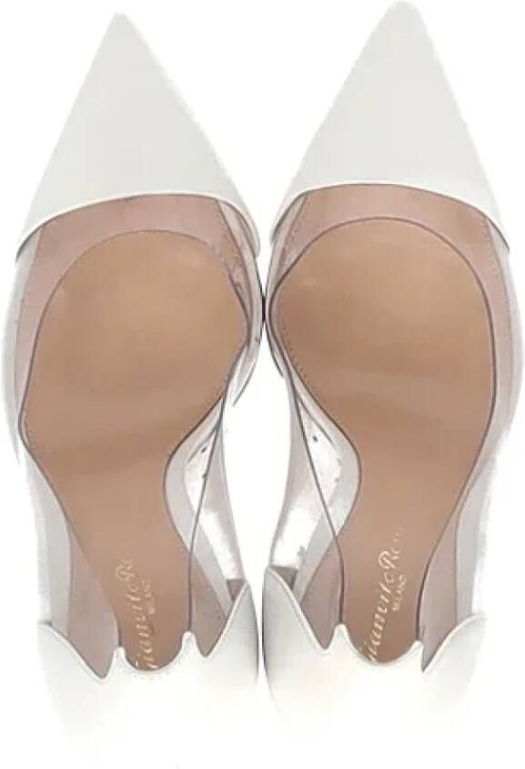 Gianvito Rossi Pre-owned Leather heels White Dames