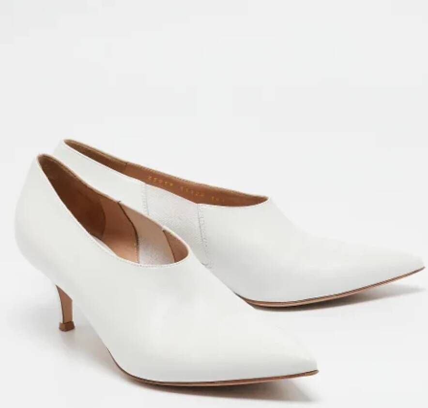 Gianvito Rossi Pre-owned Leather heels White Dames