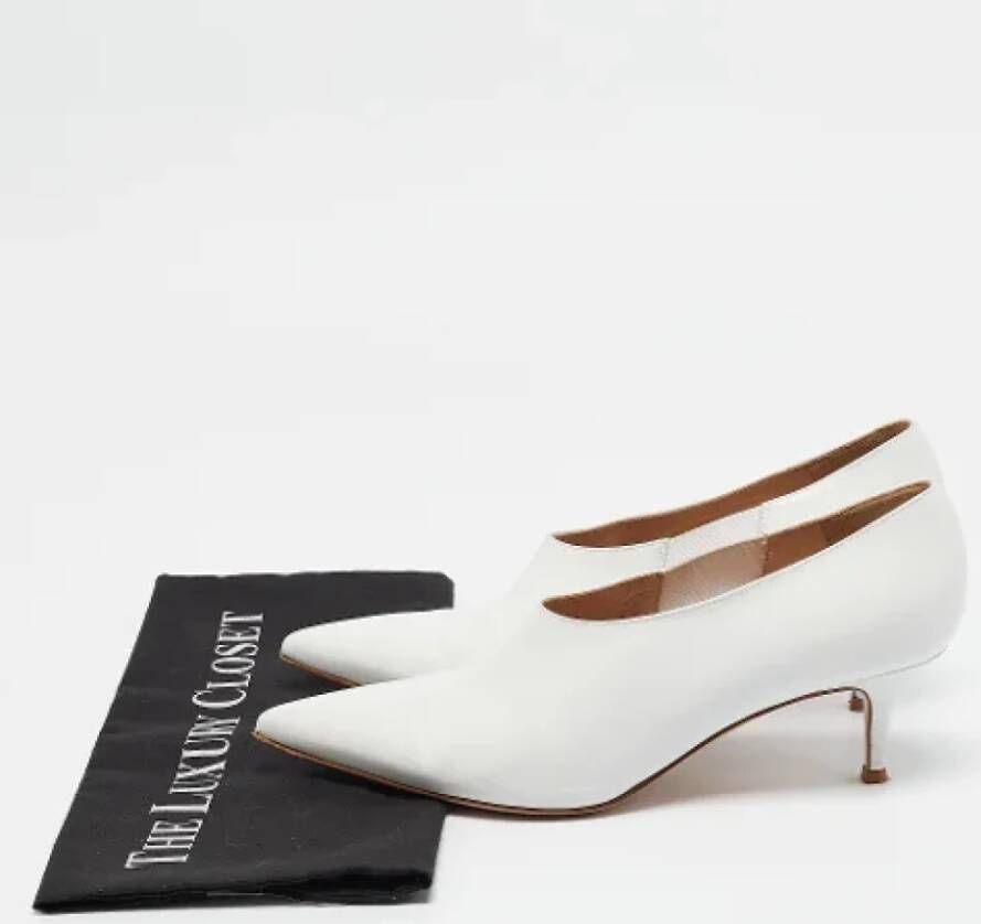 Gianvito Rossi Pre-owned Leather heels White Dames