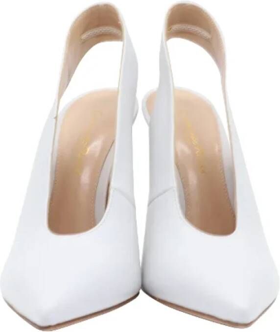 Gianvito Rossi Pre-owned Leather heels White Dames