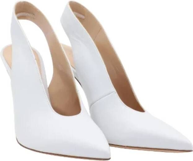 Gianvito Rossi Pre-owned Leather heels White Dames