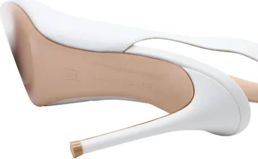 Gianvito Rossi Pre-owned Leather heels White Dames