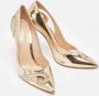 Gianvito Rossi Pre-owned Leather heels Yellow Dames - Thumbnail 4