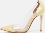 Gianvito Rossi Pre-owned Leather heels Yellow Dames - Thumbnail 2