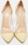 Gianvito Rossi Pre-owned Leather heels Yellow Dames - Thumbnail 3