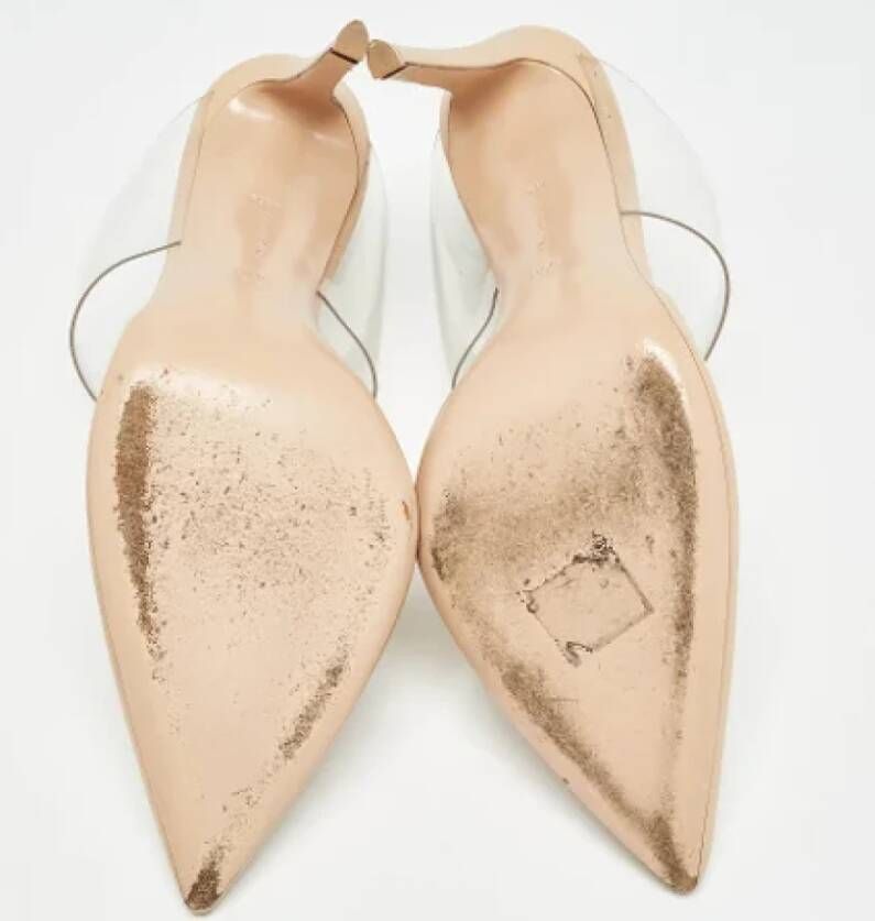 Gianvito Rossi Pre-owned Leather mules Beige Dames