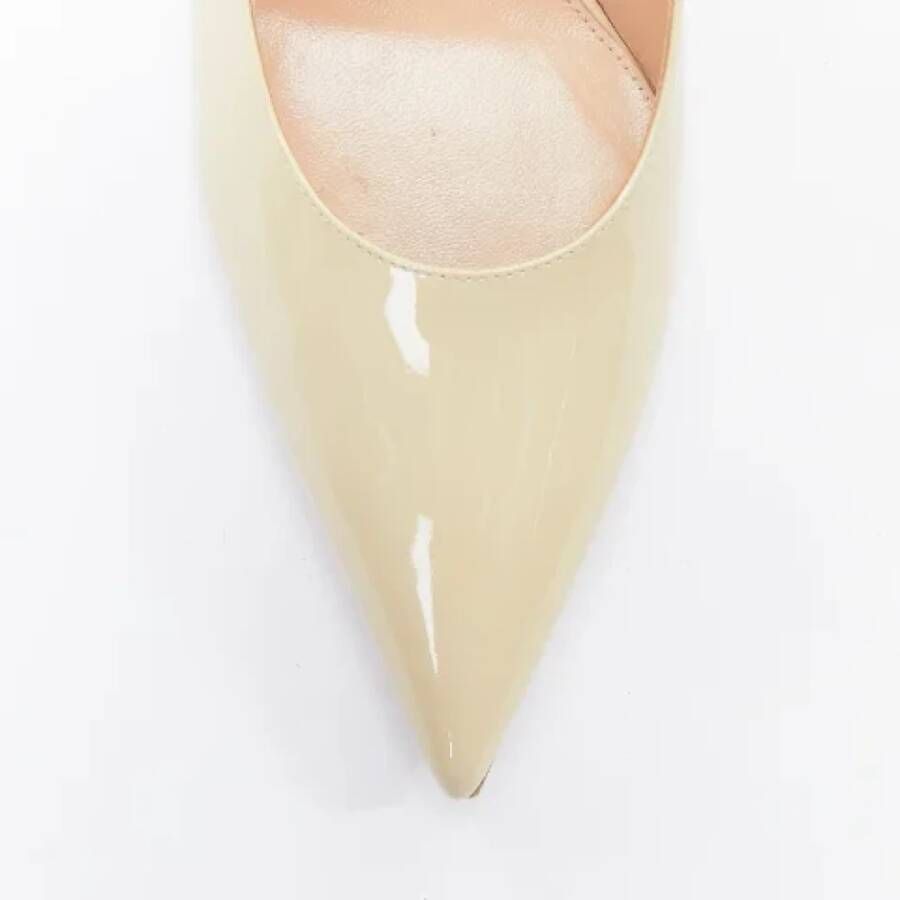 Gianvito Rossi Pre-owned Leather mules Beige Dames