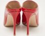 Gianvito Rossi Pre-owned Leather mules Red Dames - Thumbnail 5