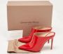 Gianvito Rossi Pre-owned Leather mules Red Dames - Thumbnail 9