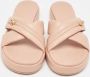 Gianvito Rossi Pre-owned Leather sandals Beige Dames - Thumbnail 3