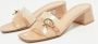 Gianvito Rossi Pre-owned Leather sandals Beige Dames - Thumbnail 3