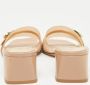 Gianvito Rossi Pre-owned Leather sandals Beige Dames - Thumbnail 5