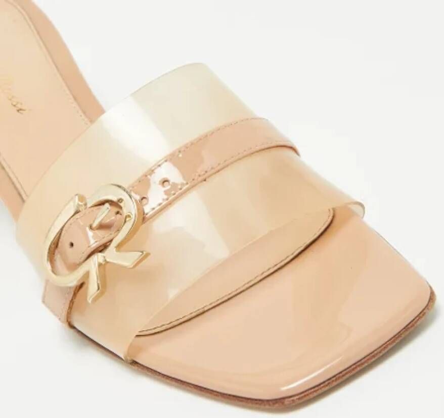 Gianvito Rossi Pre-owned Leather sandals Beige Dames