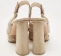 Gianvito Rossi Pre-owned Leather sandals Beige Dames - Thumbnail 5