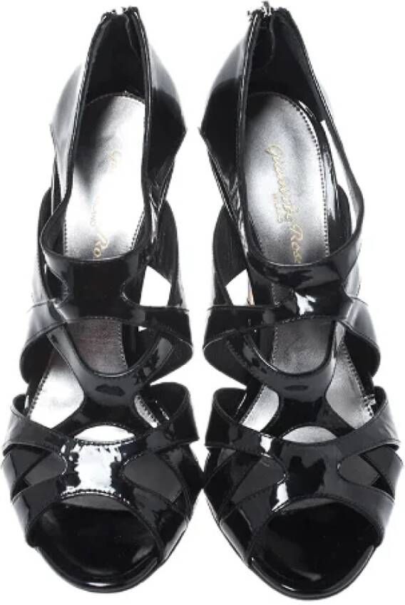 Gianvito Rossi Pre-owned Leather sandals Black Dames