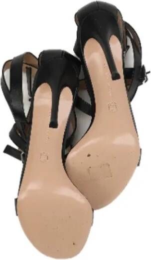 Gianvito Rossi Pre-owned Leather sandals Black Dames