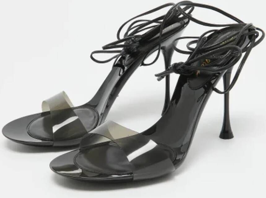 Gianvito Rossi Pre-owned Leather sandals Black Dames