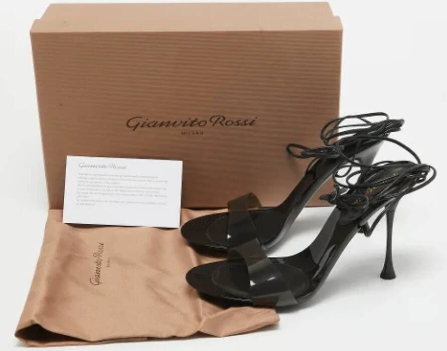 Gianvito Rossi Pre-owned Leather sandals Black Dames