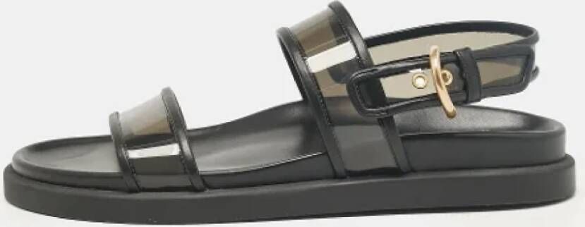 Gianvito Rossi Pre-owned Leather sandals Black Dames