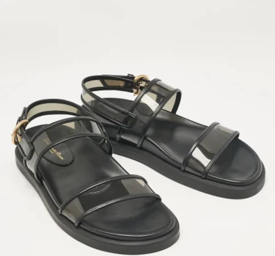 Gianvito Rossi Pre-owned Leather sandals Black Dames