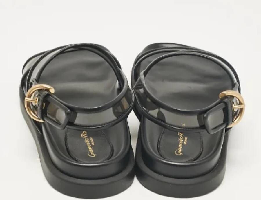 Gianvito Rossi Pre-owned Leather sandals Black Dames