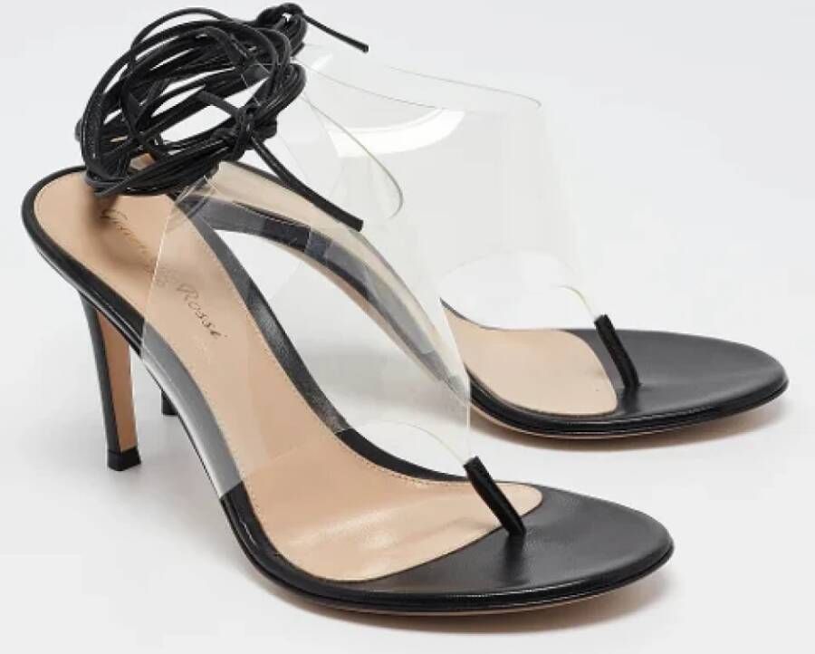 Gianvito Rossi Pre-owned Leather sandals Black Dames