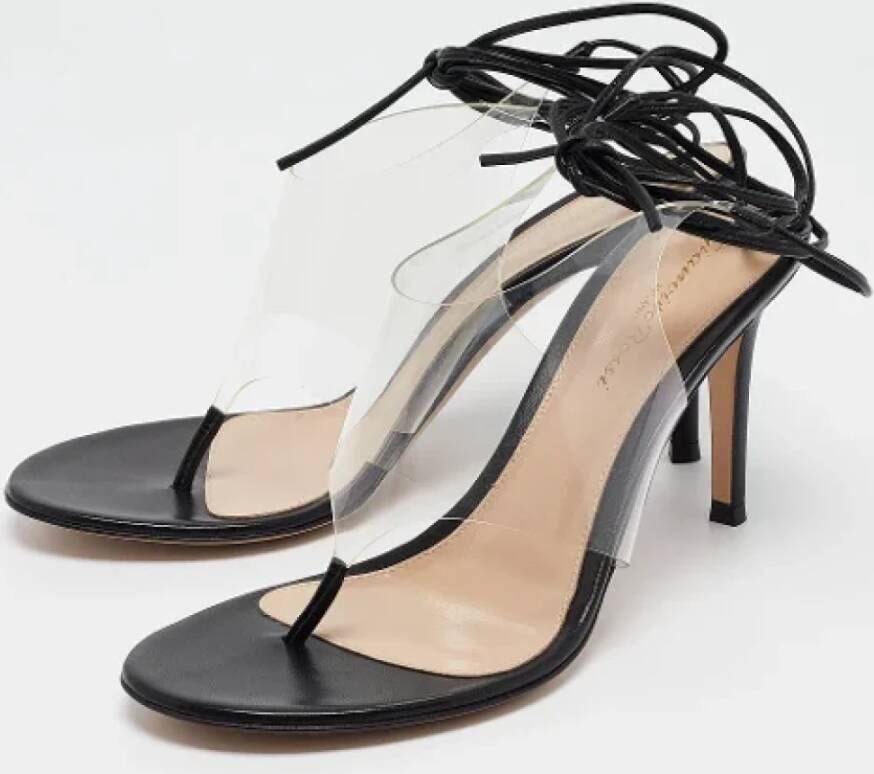 Gianvito Rossi Pre-owned Leather sandals Black Dames