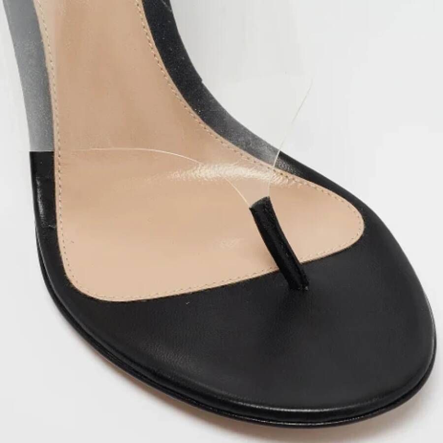 Gianvito Rossi Pre-owned Leather sandals Black Dames