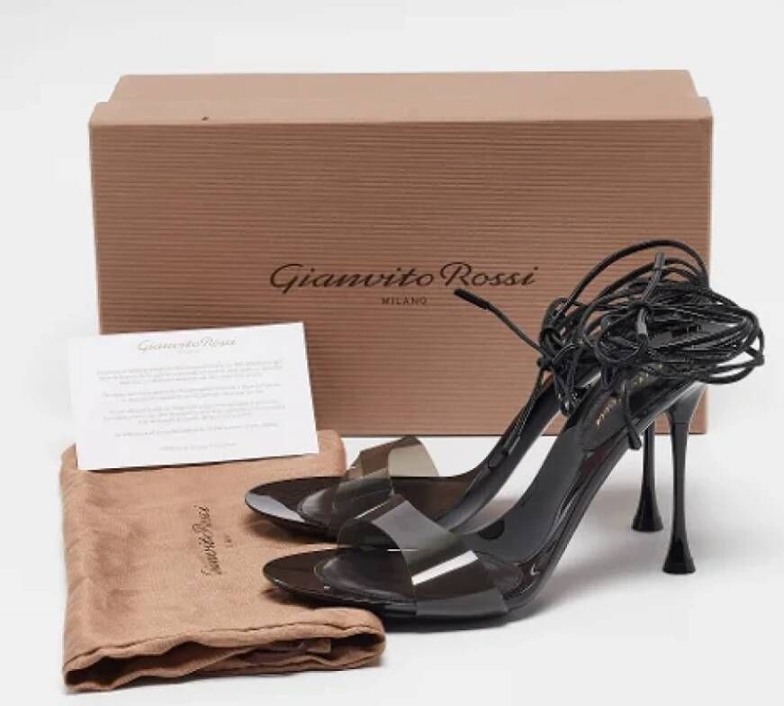 Gianvito Rossi Pre-owned Leather sandals Black Dames