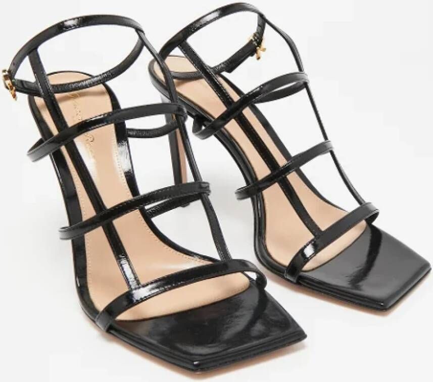 Gianvito Rossi Pre-owned Leather sandals Black Dames