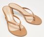 Gianvito Rossi Pre-owned Leather sandals Brown Dames - Thumbnail 4