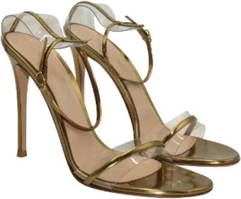 Gianvito Rossi Pre-owned Leather sandals Gray Dames