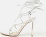 Gianvito Rossi Pre-owned Leather sandals Gray Dames - Thumbnail 2