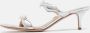 Gianvito Rossi Pre-owned Leather sandals Gray Dames - Thumbnail 2