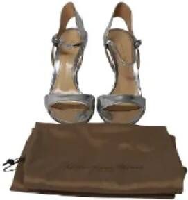 Gianvito Rossi Pre-owned Leather sandals Gray Dames