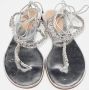 Gianvito Rossi Pre-owned Leather sandals Gray Dames - Thumbnail 3